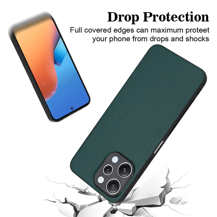 For Xiaomi Redmi 12 4G Global R20 Leather Pattern Phone Single Case