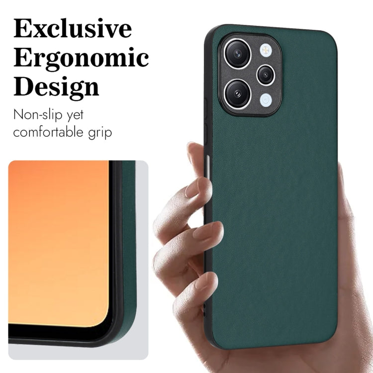 For Xiaomi Redmi 12 4G Global R20 Leather Pattern Phone Single Case