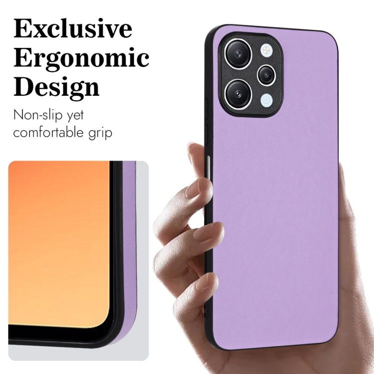 For Xiaomi Redmi 12 4G Global R20 Leather Pattern Phone Single Case