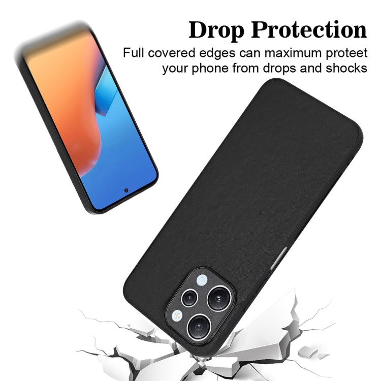 For Xiaomi Redmi 12 4G Global R20 Leather Pattern Phone Single Case