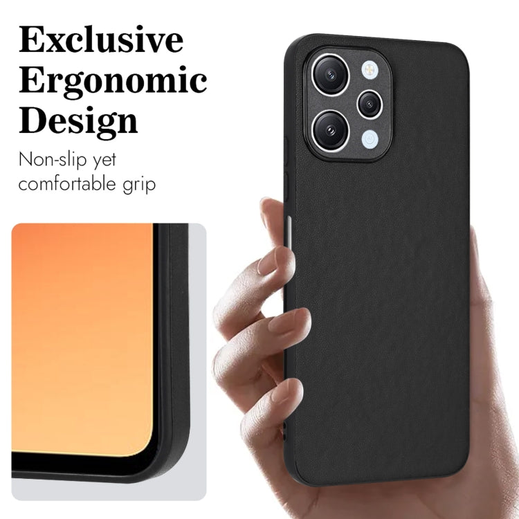 For Xiaomi Redmi 12 4G Global R20 Leather Pattern Phone Single Case