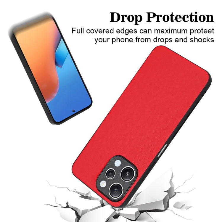 For Xiaomi Redmi 12 4G Global R20 Leather Pattern Phone Single Case