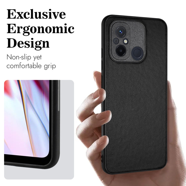For Xiaomi Redmi 12C/11A R20 Leather Pattern Phone Single Case