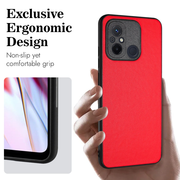 For Xiaomi Redmi 12C/11A R20 Leather Pattern Phone Single Case