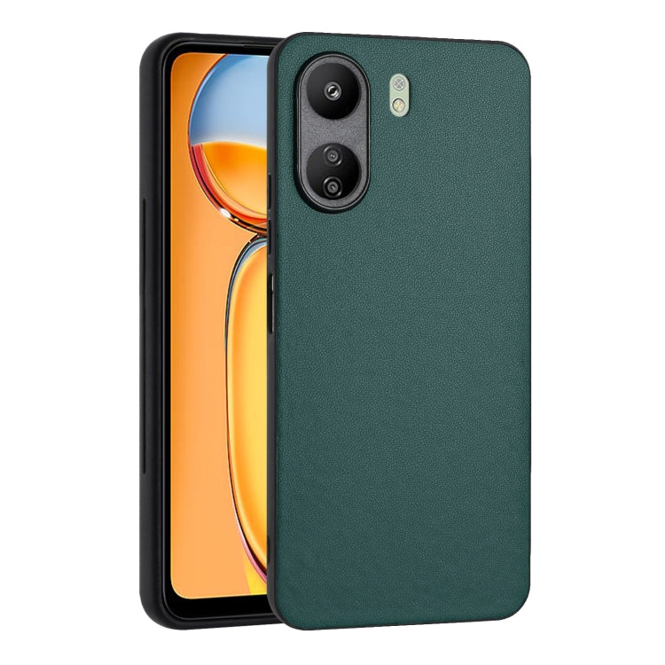 For Xiaomi Redmi 13C 4G Global/Poco C65 R20 Leather Pattern Phone Single Case
