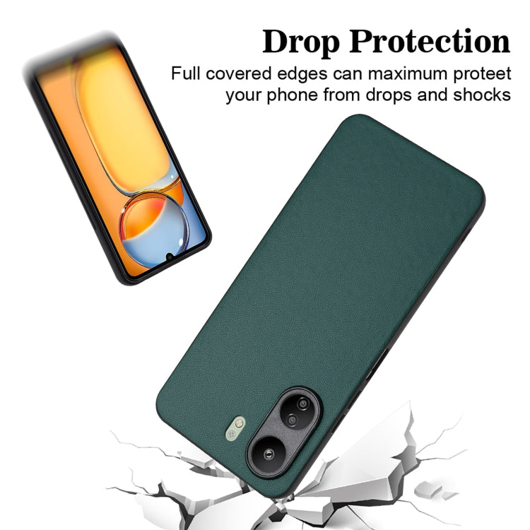 For Xiaomi Redmi 13C 4G Global/Poco C65 R20 Leather Pattern Phone Single Case