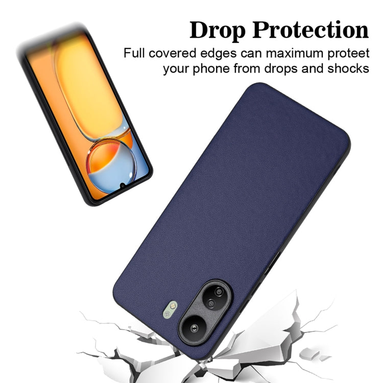 For Xiaomi Redmi 13C 4G Global/Poco C65 R20 Leather Pattern Phone Single Case