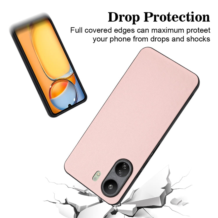 For Xiaomi Redmi 13C 4G Global/Poco C65 R20 Leather Pattern Phone Single Case