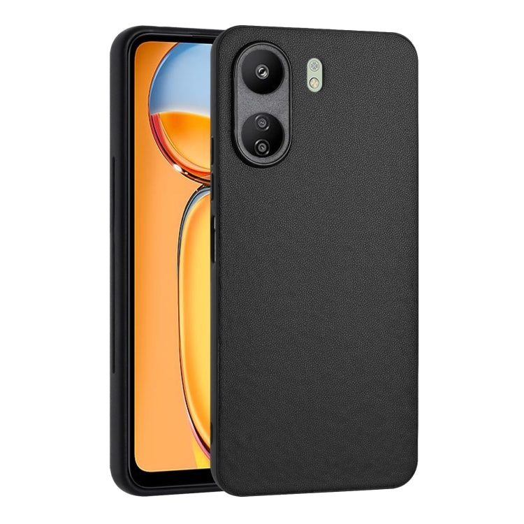 For Xiaomi Redmi 13C 4G Global/Poco C65 R20 Leather Pattern Phone Single Case