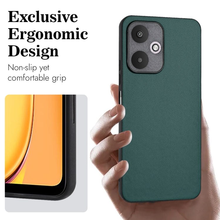 For Xiaomi Redmi 13C 5G Global/13R R20 Leather Pattern Phone Single Case