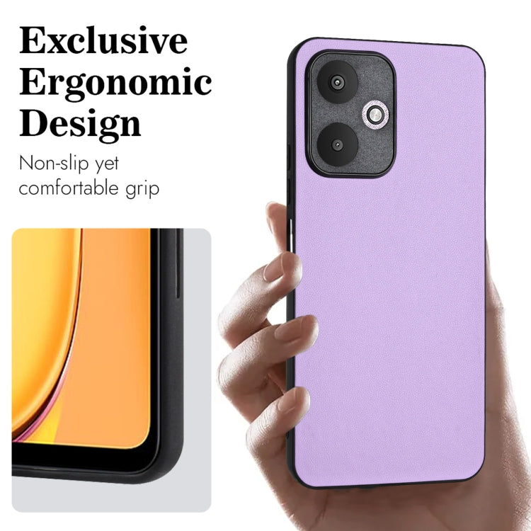 For Xiaomi Redmi 13C 5G Global/13R R20 Leather Pattern Phone Single Case