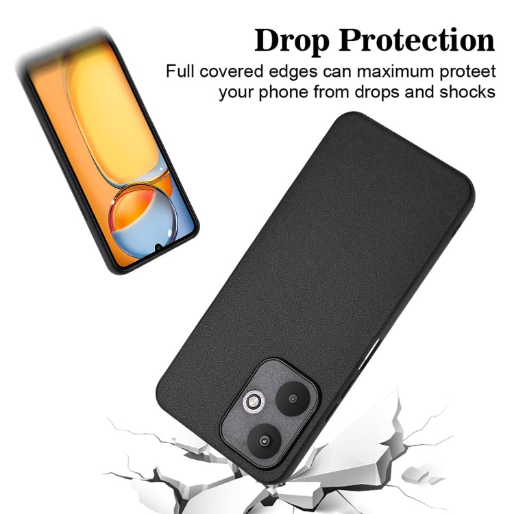 For Xiaomi Redmi 13C 5G Global/13R R20 Leather Pattern Phone Single Case