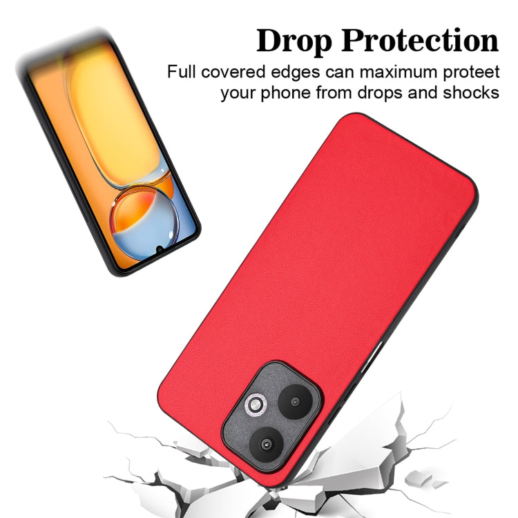 For Xiaomi Redmi 13C 5G Global/13R R20 Leather Pattern Phone Single Case