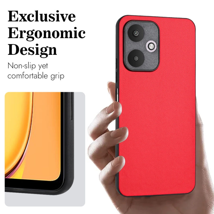 For Xiaomi Redmi 13C 5G Global/13R R20 Leather Pattern Phone Single Case