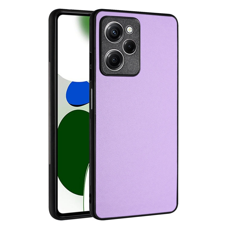 For Xiaomi Poco X5 Pro R20 Leather Pattern Phone Single Case