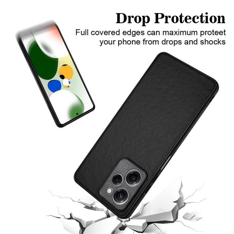 For Xiaomi Poco X5 Pro R20 Leather Pattern Phone Single Case