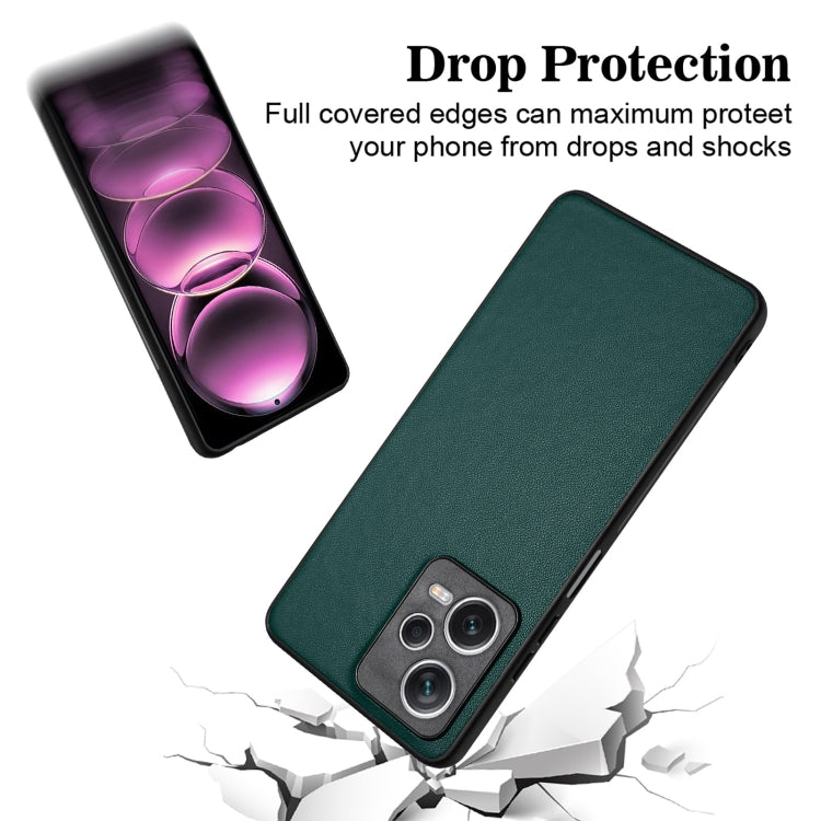 For Xiaomi Redmi Note 12 Pro 5G R20 Leather Pattern Phone Single Case