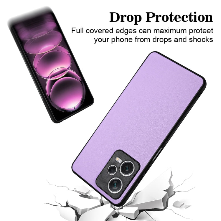 For Xiaomi Redmi Note 12 Pro 5G R20 Leather Pattern Phone Single Case