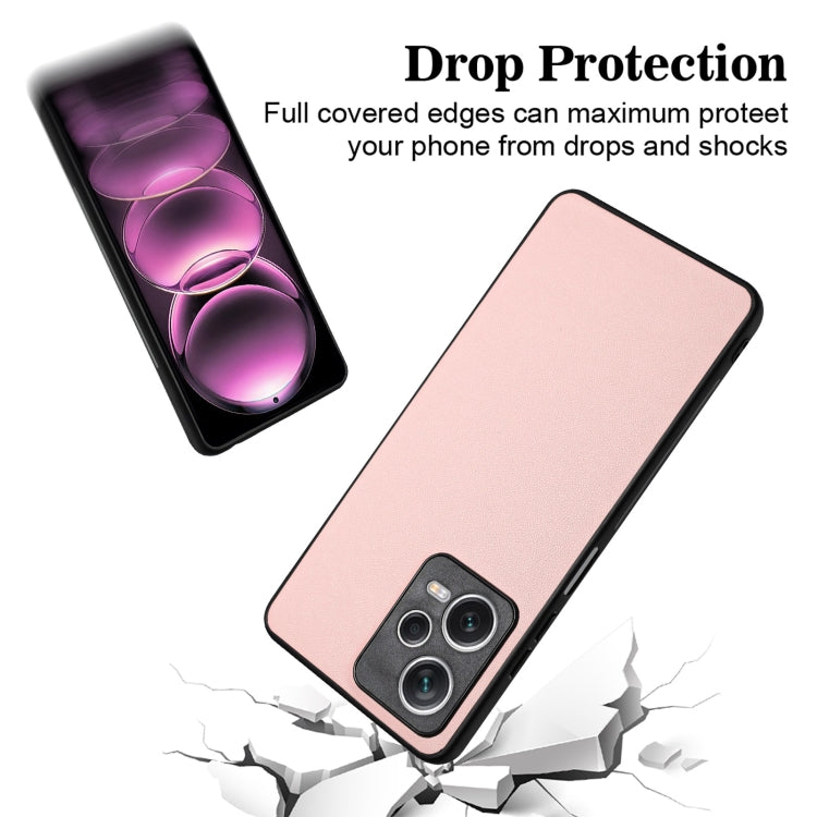 For Xiaomi Redmi Note 12 Pro 5G R20 Leather Pattern Phone Single Case