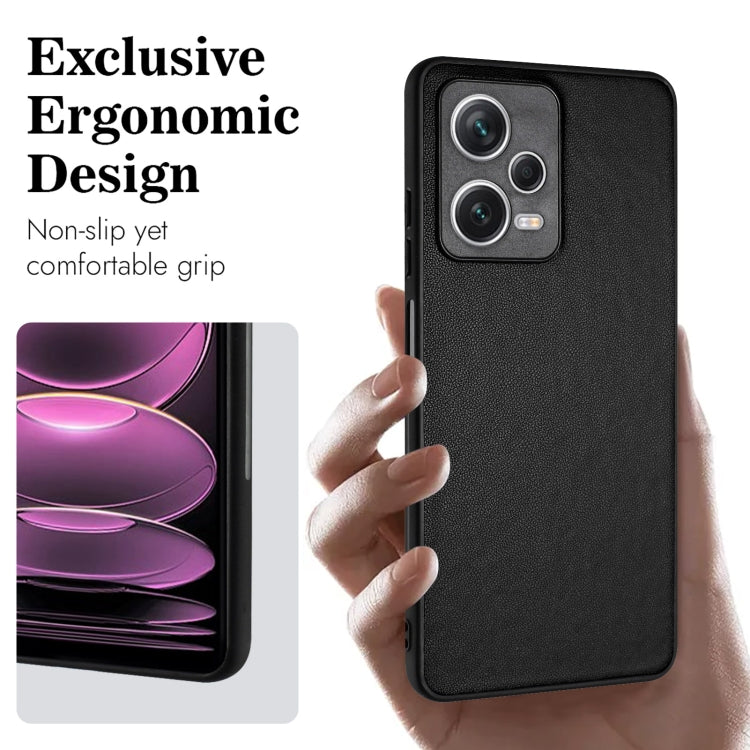 For Xiaomi Redmi Note 12 Pro 5G R20 Leather Pattern Phone Single Case