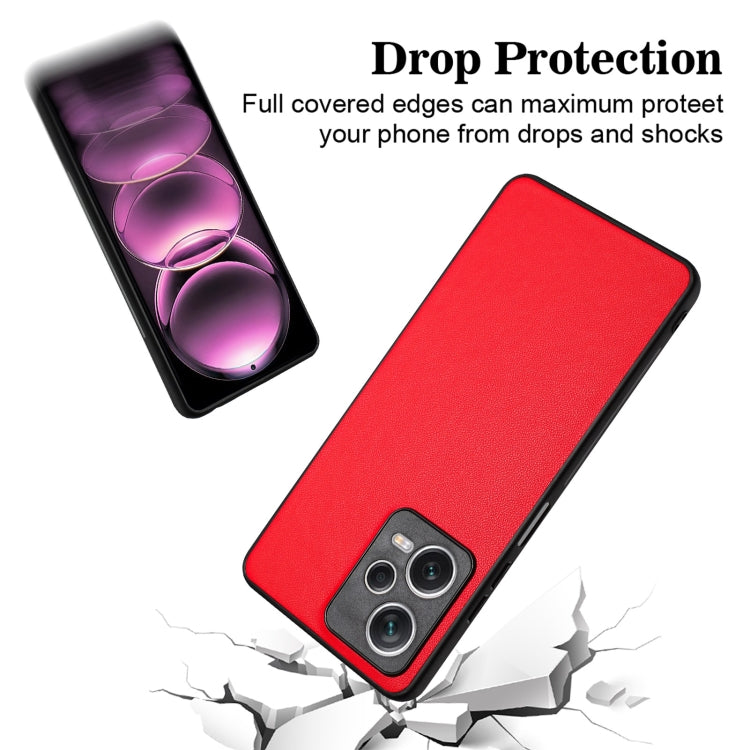 For Xiaomi Redmi Note 12 Pro 5G R20 Leather Pattern Phone Single Case