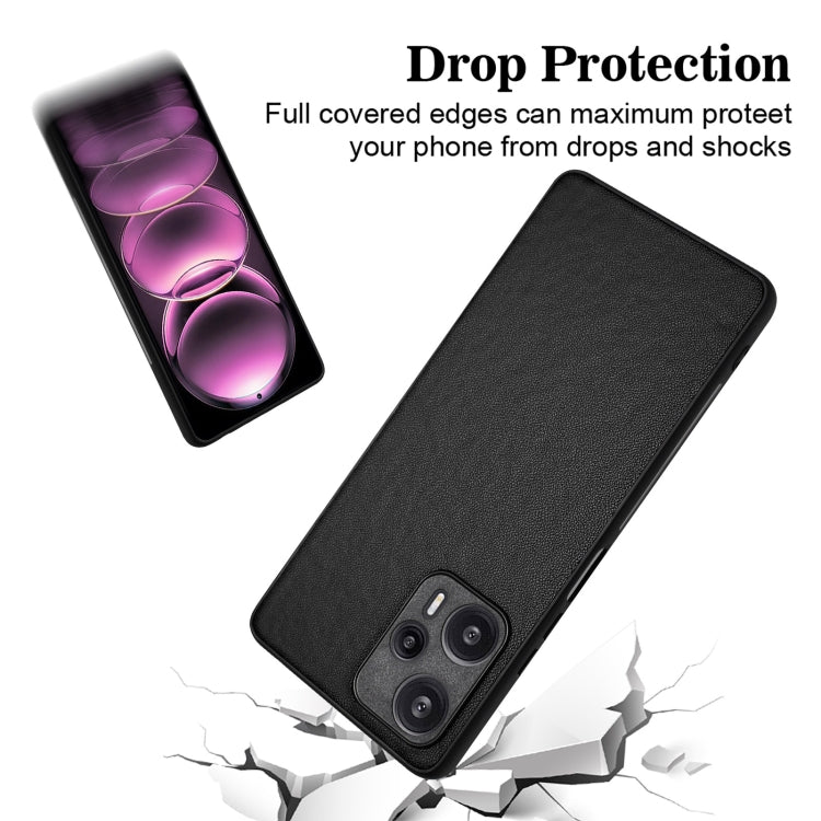 For Xiaomi Redmi Note 12 Turbo R20 Leather Pattern Phone Single Case