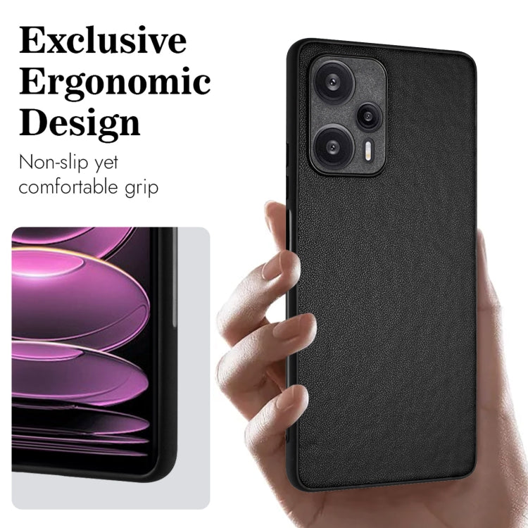 For Xiaomi Redmi Note 12 Turbo R20 Leather Pattern Phone Single Case