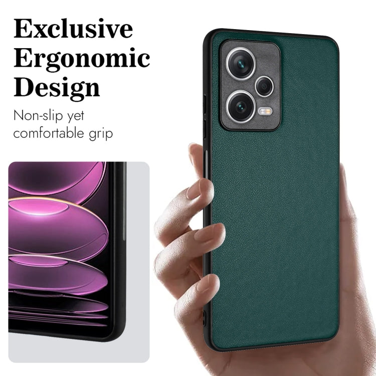 For Xiaomi Redmi Note 12 5G Global R20 Leather Pattern Phone Single Case