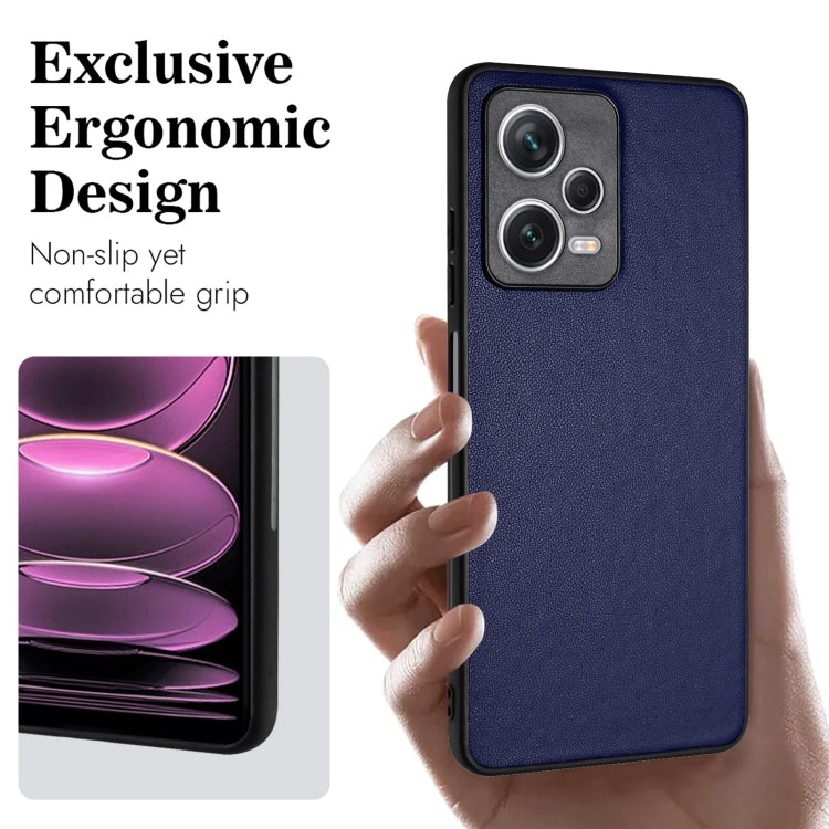For Xiaomi Redmi Note 12 5G Global R20 Leather Pattern Phone Single Case