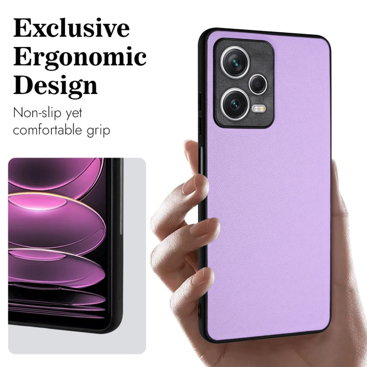 For Xiaomi Redmi Note 12 5G Global R20 Leather Pattern Phone Single Case
