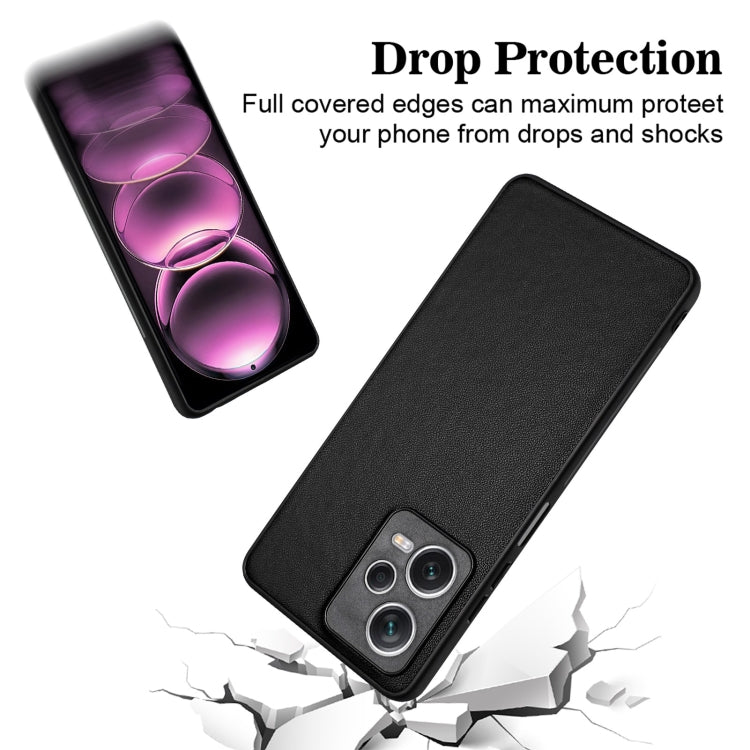For Xiaomi Redmi Note 12 5G Global R20 Leather Pattern Phone Single Case