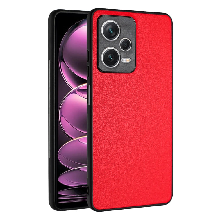 For Xiaomi Redmi Note 12 5G Global R20 Leather Pattern Phone Single Case