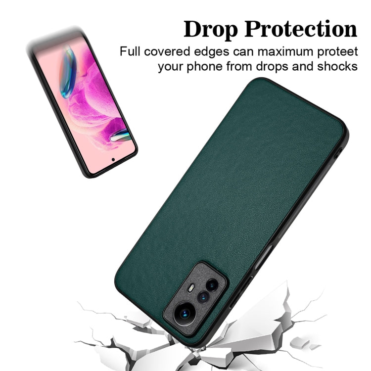 For Xiaomi Redmi Note 12S 4G Global R20 Leather Pattern Phone Single Case