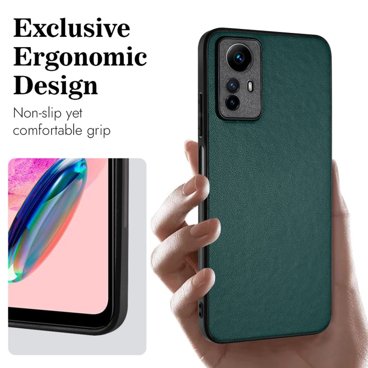 For Xiaomi Redmi Note 12S 4G Global R20 Leather Pattern Phone Single Case