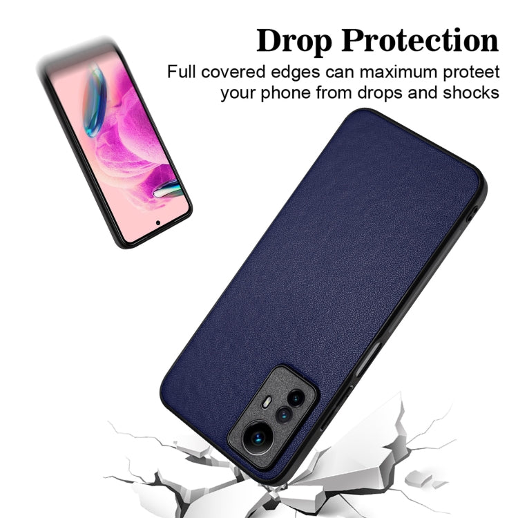 For Xiaomi Redmi Note 12S 4G Global R20 Leather Pattern Phone Single Case