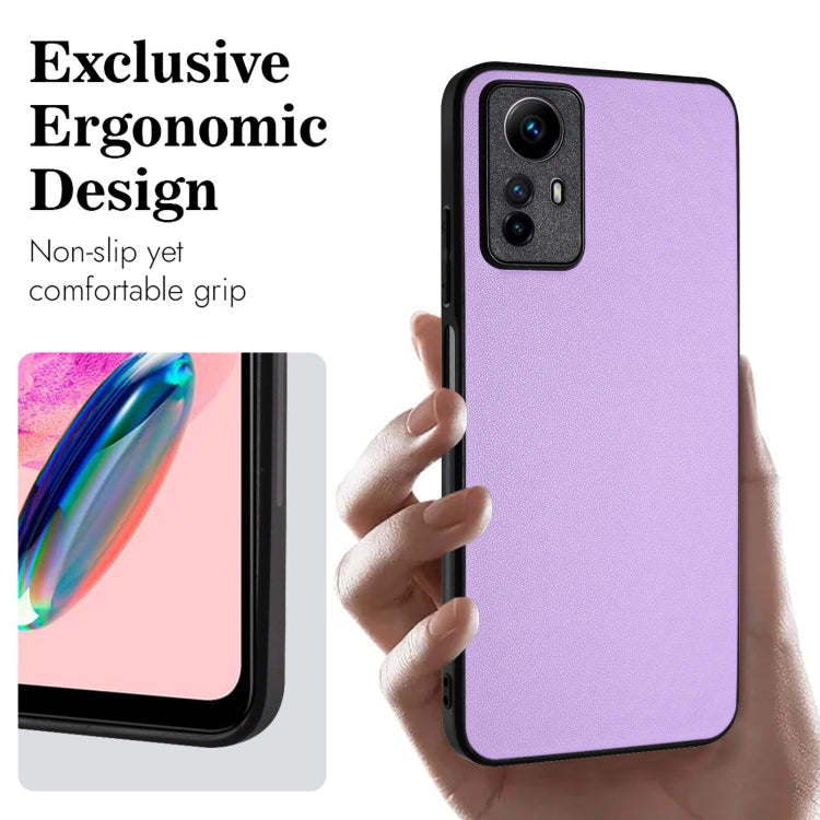For Xiaomi Redmi Note 12S 4G Global R20 Leather Pattern Phone Single Case