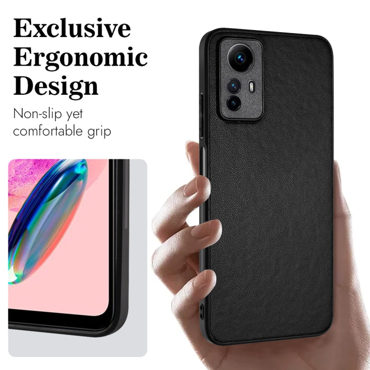 For Xiaomi Redmi Note 12S 4G Global R20 Leather Pattern Phone Single Case