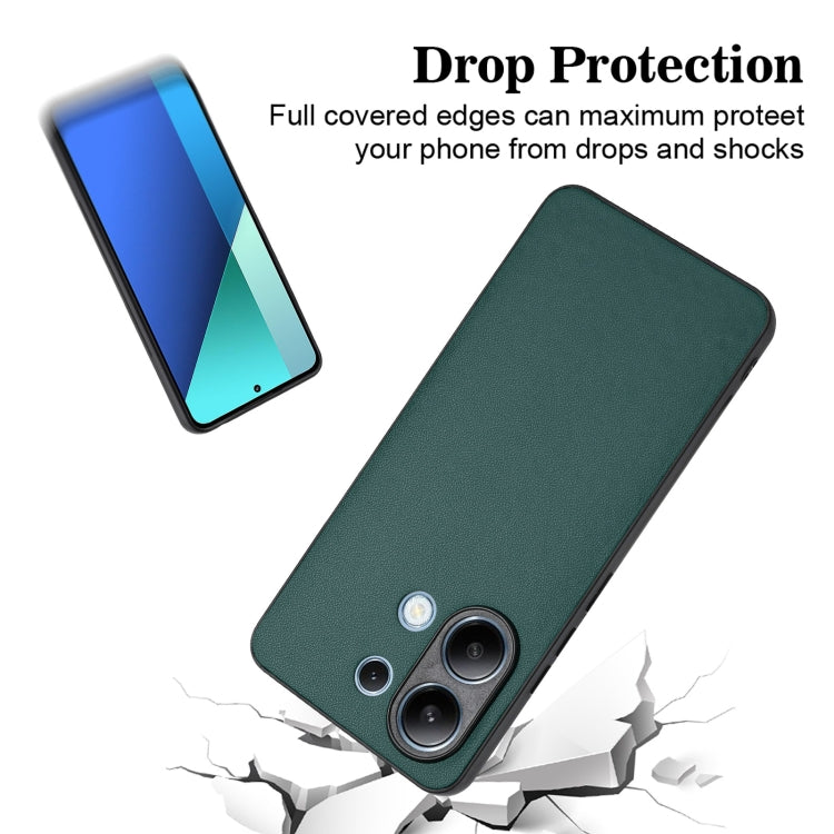 For Xiaomi Redmi Note 13 4G Global R20 Leather Pattern Phone Single Case