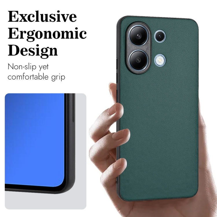 For Xiaomi Redmi Note 13 4G Global R20 Leather Pattern Phone Single Case