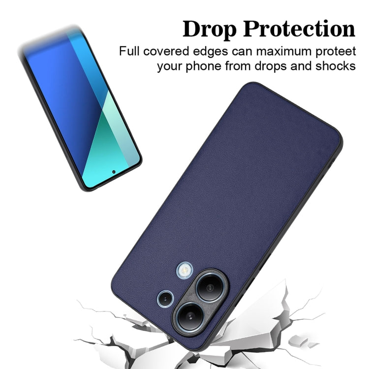 For Xiaomi Redmi Note 13 4G Global R20 Leather Pattern Phone Single Case