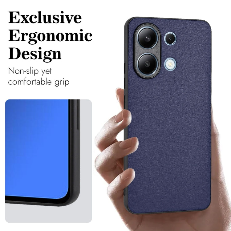 For Xiaomi Redmi Note 13 4G Global R20 Leather Pattern Phone Single Case