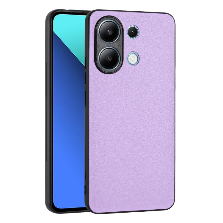 For Xiaomi Redmi Note 13 4G Global R20 Leather Pattern Phone Single Case