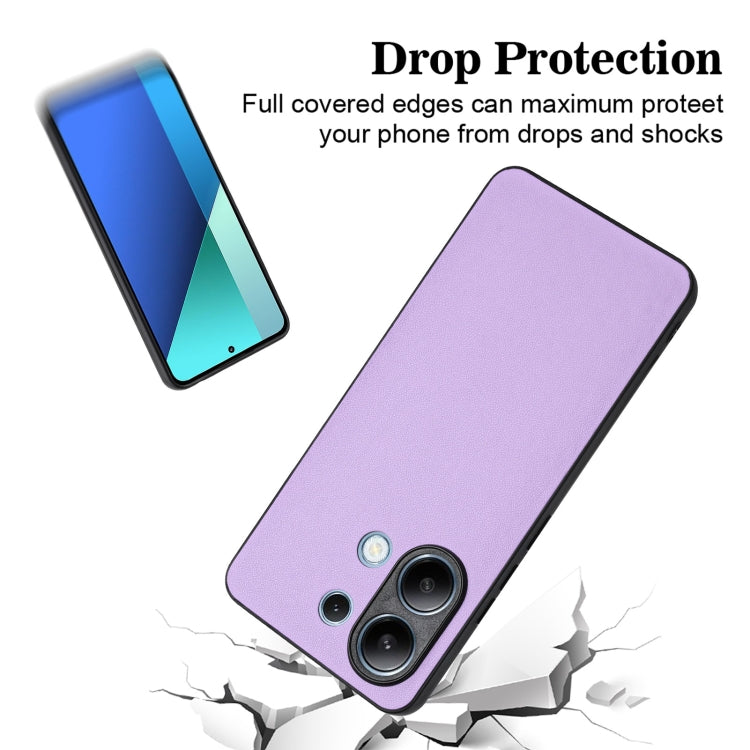 For Xiaomi Redmi Note 13 4G Global R20 Leather Pattern Phone Single Case