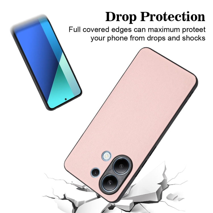 For Xiaomi Redmi Note 13 4G Global R20 Leather Pattern Phone Single Case