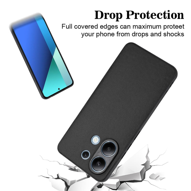 For Xiaomi Redmi Note 13 4G Global R20 Leather Pattern Phone Single Case