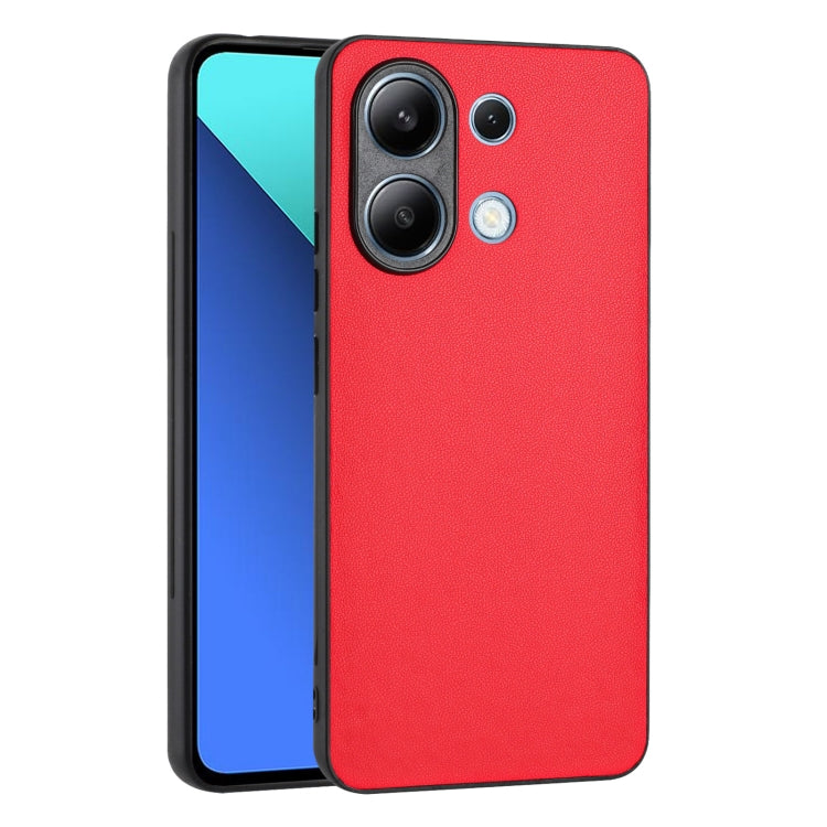 For Xiaomi Redmi Note 13 4G Global R20 Leather Pattern Phone Single Case