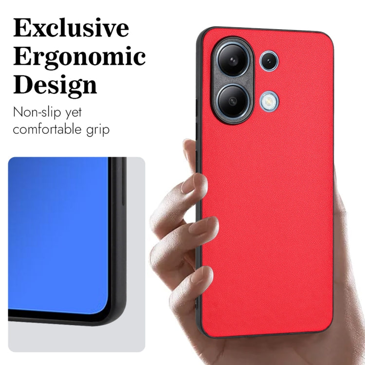 For Xiaomi Redmi Note 13 4G Global R20 Leather Pattern Phone Single Case