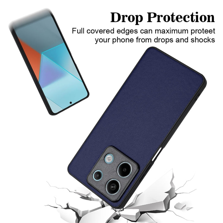 For Xiaomi Redmi Note 13 5G Global R20 Leather Pattern Phone Single Case