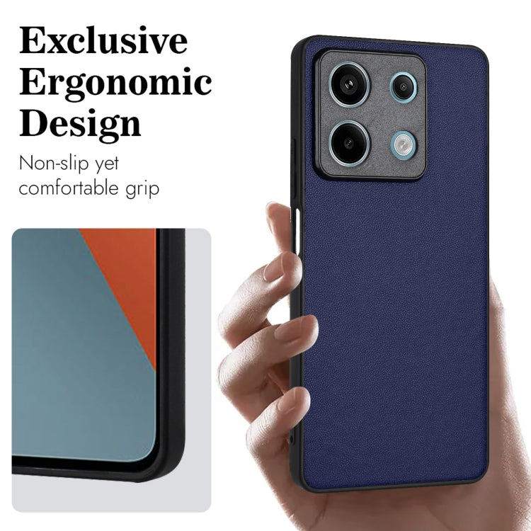 For Xiaomi Redmi Note 13 5G Global R20 Leather Pattern Phone Single Case