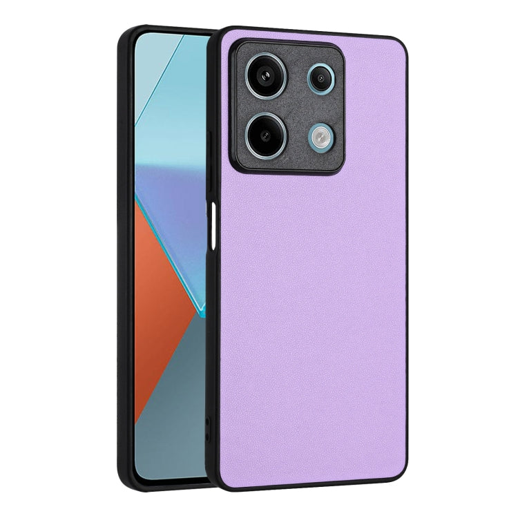 For Xiaomi Redmi Note 13 5G Global R20 Leather Pattern Phone Single Case